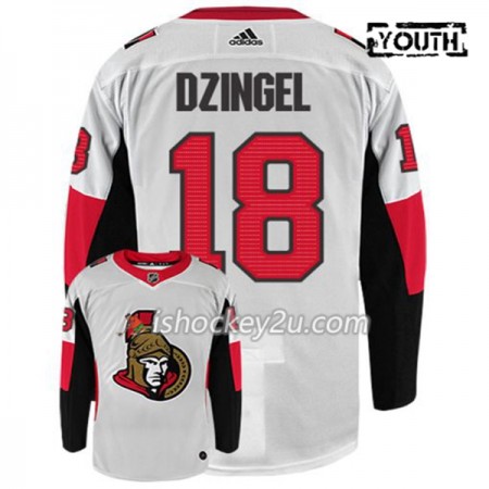 Børn NHL Ottawa Senators Trøje RYAN DZINGEL 18 Adidas Hvid Authentic